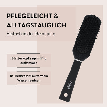 PARSA Beauty ESSENTIAL Trend-Line Haarbürste schmal schwarz KSTP