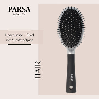 PARSA Beauty ESSENTIAL Trend-Line Bürste oval groß silber KSTP