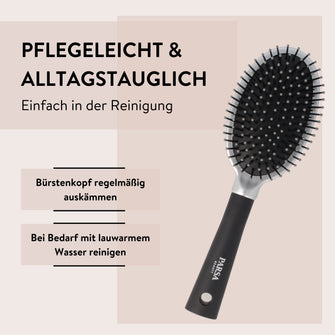 PARSA Beauty ESSENTIAL Trend-Line Bürste oval groß silber KSTP