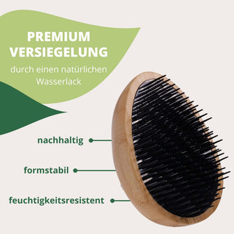PARSA Beauty ECO Bambus Entwirrer Haarbürste Detangler Brush