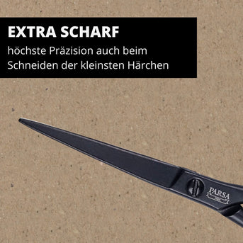 PARSA Beauty MEN Haar und Bartschere Profi Haarschere Bartschneider