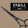 PARSA Beauty MEN Haar und Bartschere Profi Haarschere Bartschneider