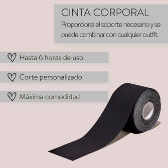 PARSA Beauty Lifestyle Body Tape schwarz 5 cm x 5 m