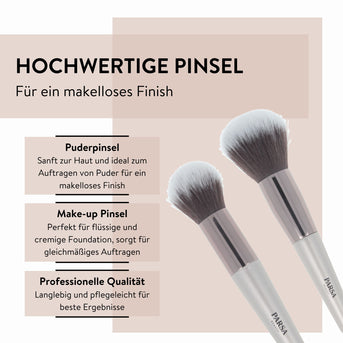 PARSA Beauty ESSENTIAL Mini Pinselset mit Aufbewahrungsbeutel Make-up