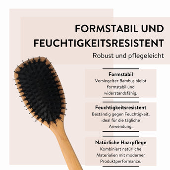 PARSA Beauty ECO Bambus Haarbürste oval Mischborsten Styling