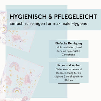 PARSA Beauty Zahnputzbecher Kids Einhorn Kinder Zahnpflege Badaccessoire
