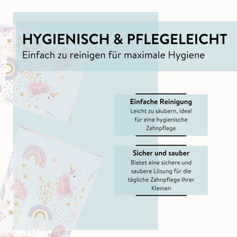 PARSA Beauty Zahnputzbecher Kids Einhorn Kinder Zahnpflege Badaccessoire