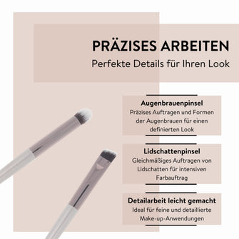 PARSA Beauty ESSENTIAL Mini Pinselset mit Aufbewahrungsbeutel Make-up