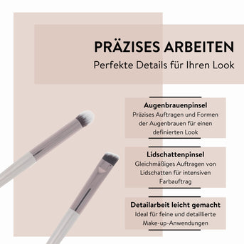 PARSA Beauty ESSENTIAL Mini Pinselset mit Aufbewahrungsbeutel Make-up