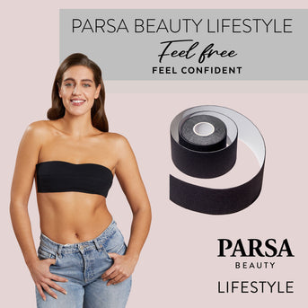 PARSA Beauty Lifestyle Body Tape schwarz 5 cm x 5 m