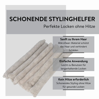 PARSA Beauty HAIR ID Mikrofaser Papilloten Lockenwickler 6 Stück