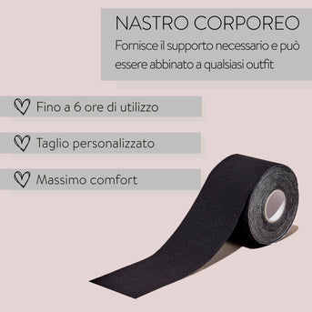 PARSA Beauty Lifestyle Body Tape schwarz 5 cm x 5 m