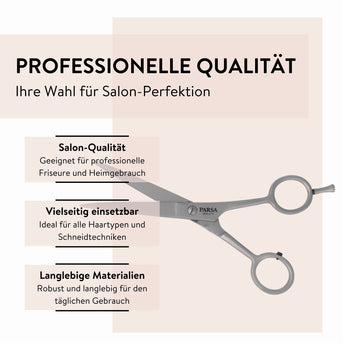 PARSA Beauty ESSENTIAL Haarschere mit Fingerhaken Profi Friseurschere
