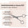 PARSA Beauty ESSENTIAL Haarschere mit Fingerhaken Profi Friseurschere