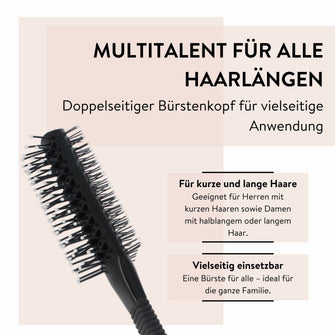 PARSA Beauty ESSENTIAL Haarbürste Luftschlitz doppelseitig Styling