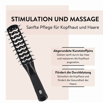 PARSA Beauty ESSENTIAL Haarbürste Luftschlitz doppelseitig Styling