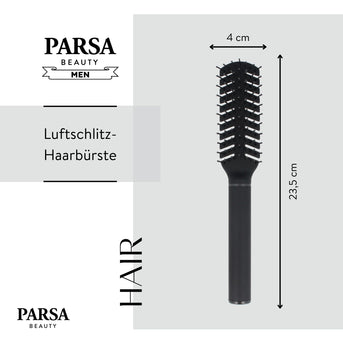 PARSA Beauty MEN Haarbürste Luftschlitz Herren Styling Bürste