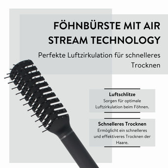 PARSA Beauty MEN Haarbürste Luftschlitz Herren Styling Bürste
