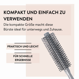 PARSA Beauty ESSENTIAL Rundföhnbürste klein Nylonpins 10mm
