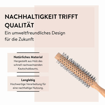 PARSA Beauty ESSENTIAL Bartbürste rund – für gepflegtes Bartstyling