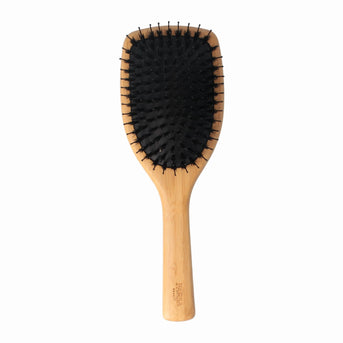 PARSA Beauty ECO Bambus Paddle Bürste groß Haarbürste Mischborsten