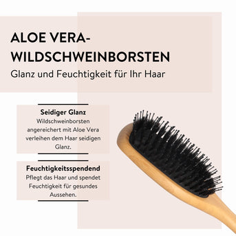PARSA Beauty ECO Bambus Paddle Bürste groß Haarbürste Mischborsten