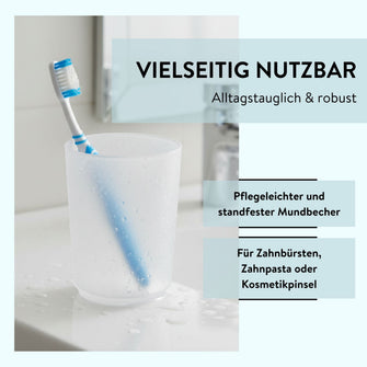 PARSA Beauty Badezimmer Set 3-teilig Transparent, Seifenschale, Zahnbürstenhalter und Becher