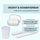 PARSA Beauty Badezimmer Set 3-teilig Transparent, Seifenschale, Zahnbürstenhalter und Becher