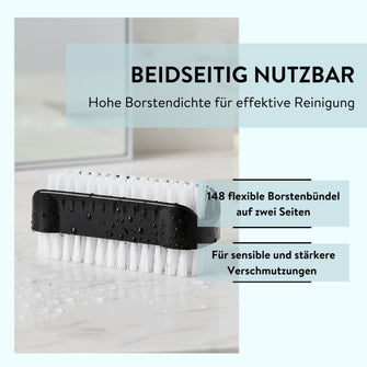 PARSA Beauty Nagelbürsten 6er Set Grau, Robuste Handwaschbürsten für Hände und Nägel