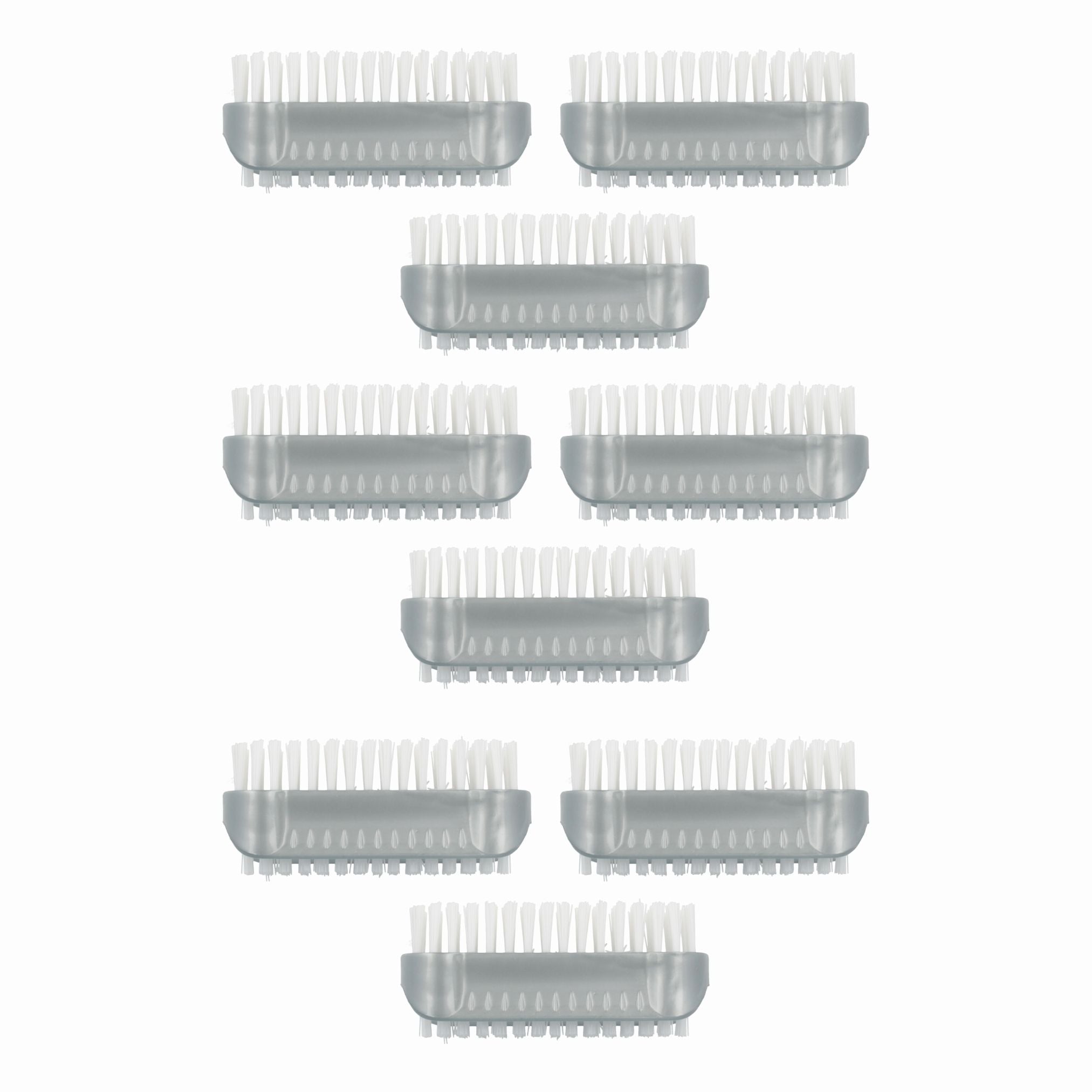 PARSA Beauty Nagelbürsten 9er Set Grau, Robuste Handwaschbürsten für Hände und Nägel