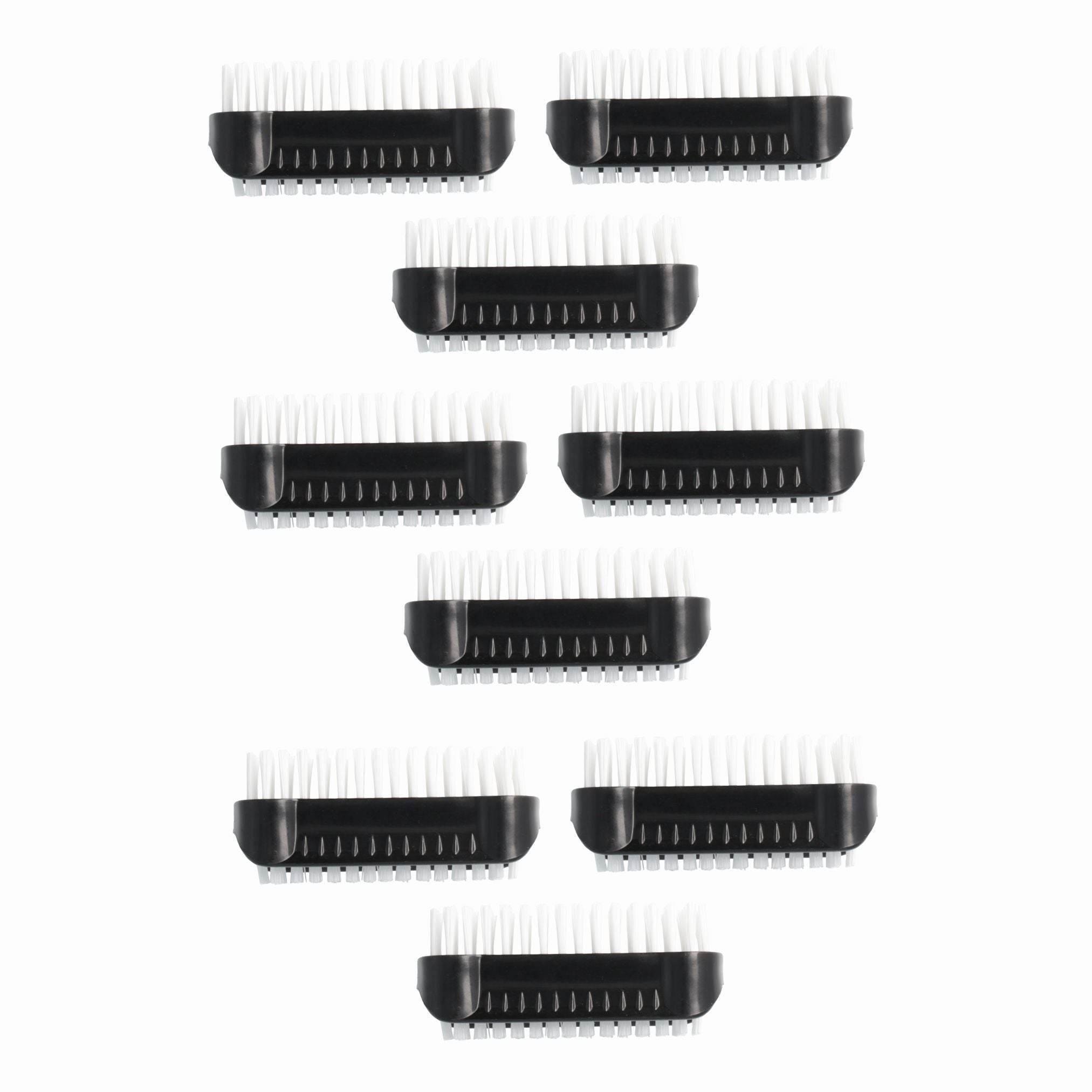 PARSA Beauty Nagelbürsten 9er Set Schwarz, Moderne Handwaschbürsten für Hände und Nägel