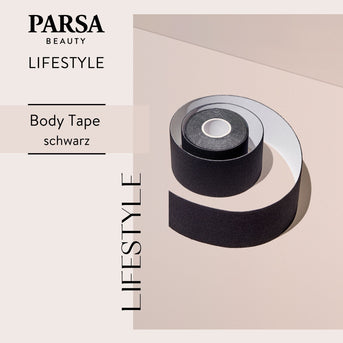 PARSA Beauty Lifestyle Body Tape schwarz 5 cm x 5 m