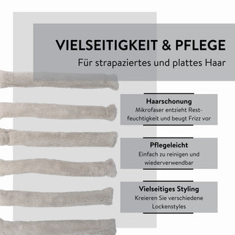PARSA Beauty HAIR ID Mikrofaser Papilloten Lockenwickler 6 Stück