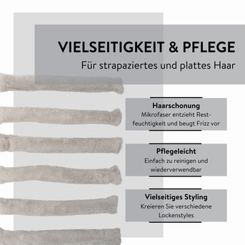 PARSA Beauty HAIR ID Mikrofaser Papilloten Lockenwickler 6 Stück