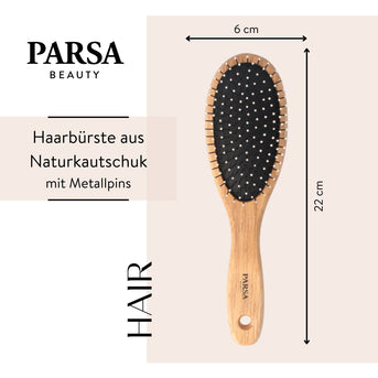 PARSA Beauty ESSENTIAL Holz-Haarbürste – Massageeffekt & Entwirren