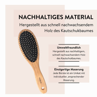 PARSA Beauty ESSENTIAL Holz-Haarbürste – Massageeffekt & Entwirren